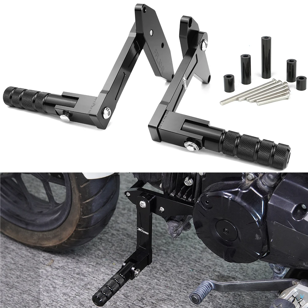 

Motorcycle Adjustable Highway Peg Mounts Rider Fit For Honda Grom 125 MSX125 / ABS 2015-2021 Highway Bar Foot Pegs 360 Rotatable