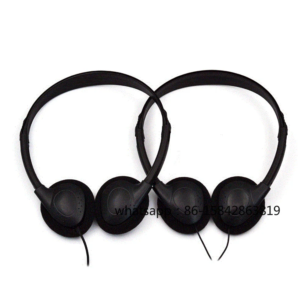 3.5mm Wired Computer Headphones No Microphone Gaming Headset Noise Canceling Sports MP3 Earphone Wired Stereo Headsets Universal