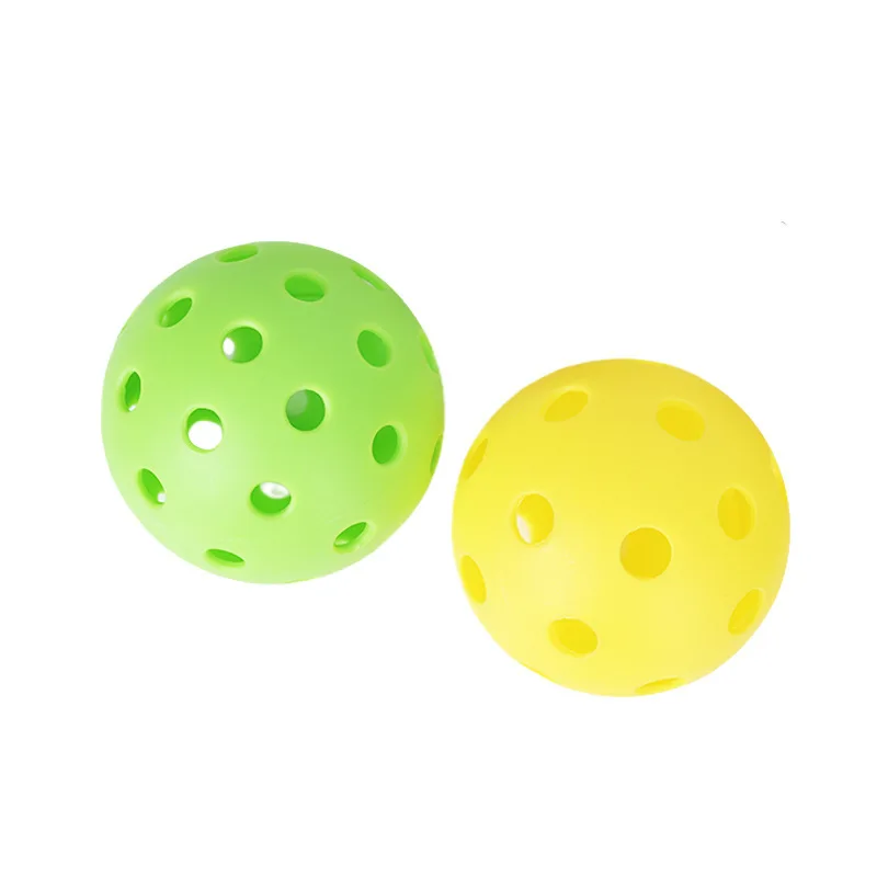6Pieces,40 Holes Injection Molded & 48 Holes Rotomolded Pickleball Balls,Franklin Style Professional Training Pickleball Set 6