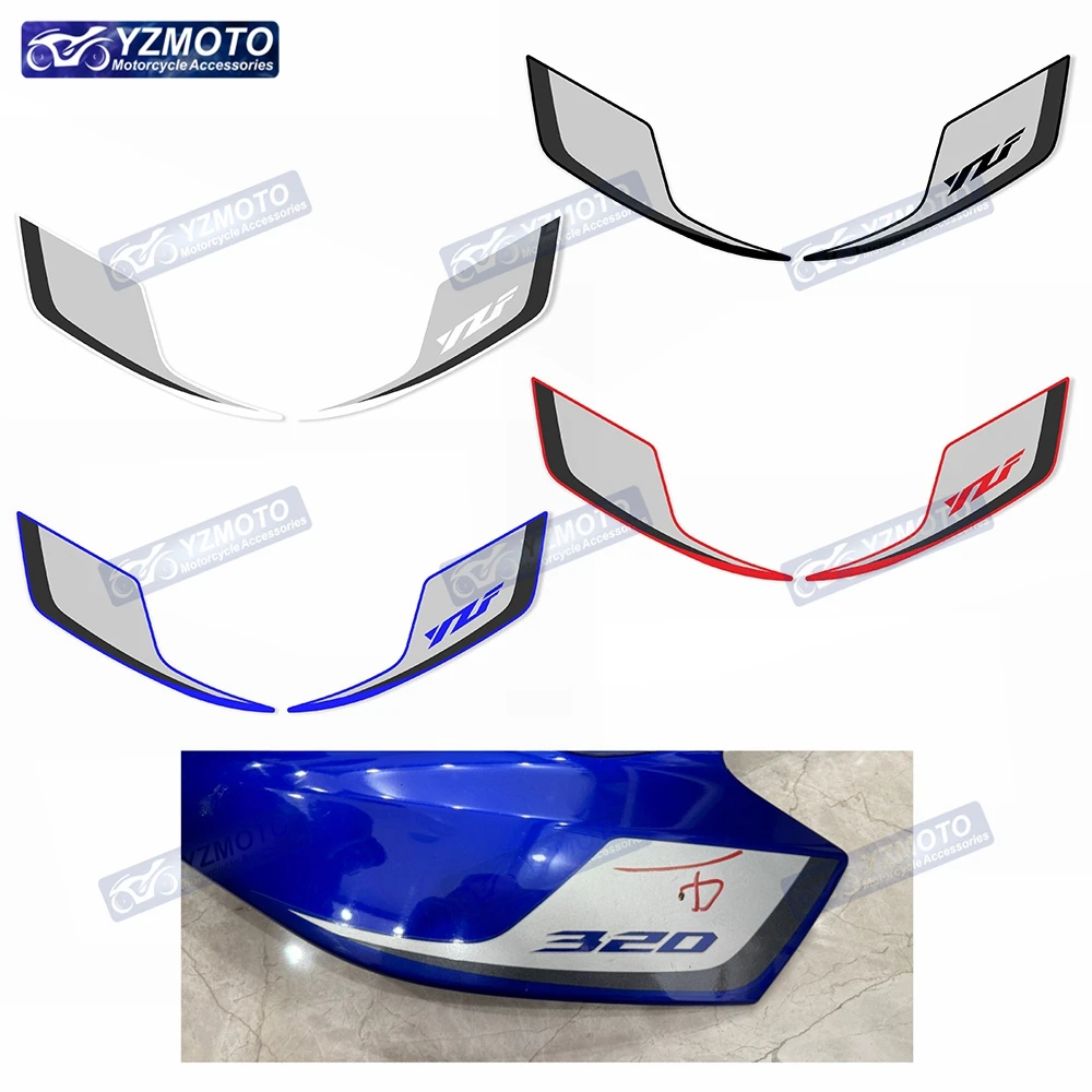 

Для YAMAHA YZF-R3 YZF R3 2015 2016 2017 2018 мотоциклетная Передняя обтекательная наклейка светоотражающая Водонепроницаемая наклейка