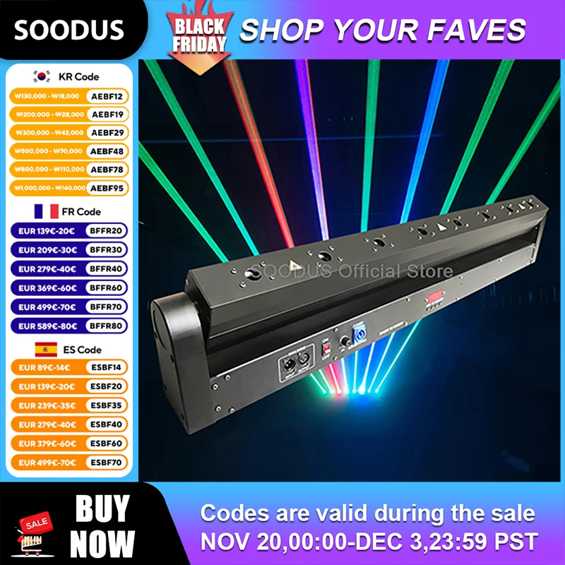 

Светодиодные фонари, вращающиеся DMX512, голосовое управление, 8 глаз, атмосфера для сцены, луч света для DJ KTV, свадебная вечеринка, дискотека, сценическое шоу