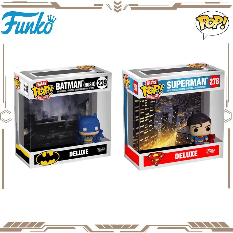 

Funko POP оригинальная фигурка Супермена Бэтмена Супермена игрушки для мальчиков и девочек подарок Коллекционная модель украшения