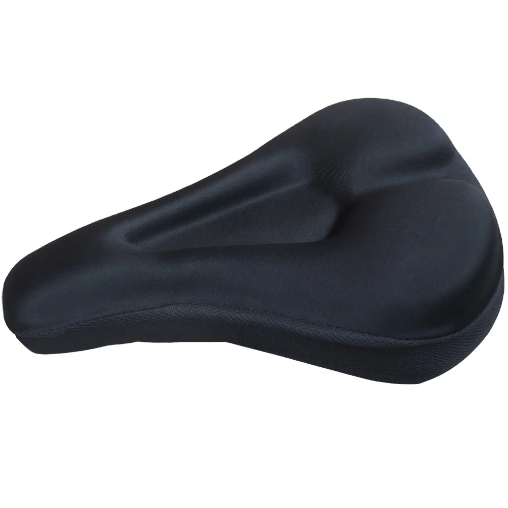 Bicycle seat cushion thick sponge silicone breathable saddle cover gel soft comfortable cushion cover