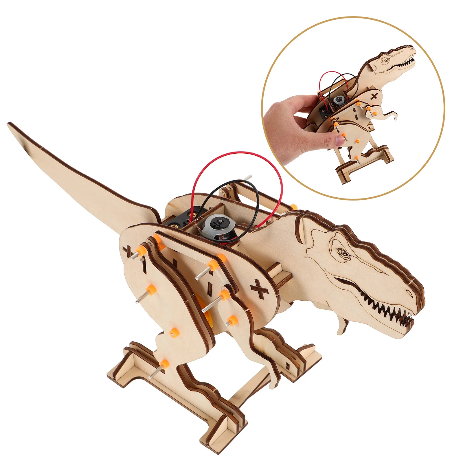 

Dinosaur Woodworking Stem Kit Educational 3D Puzzle Science Project DIY Building for Kids Stem Kits for Kids