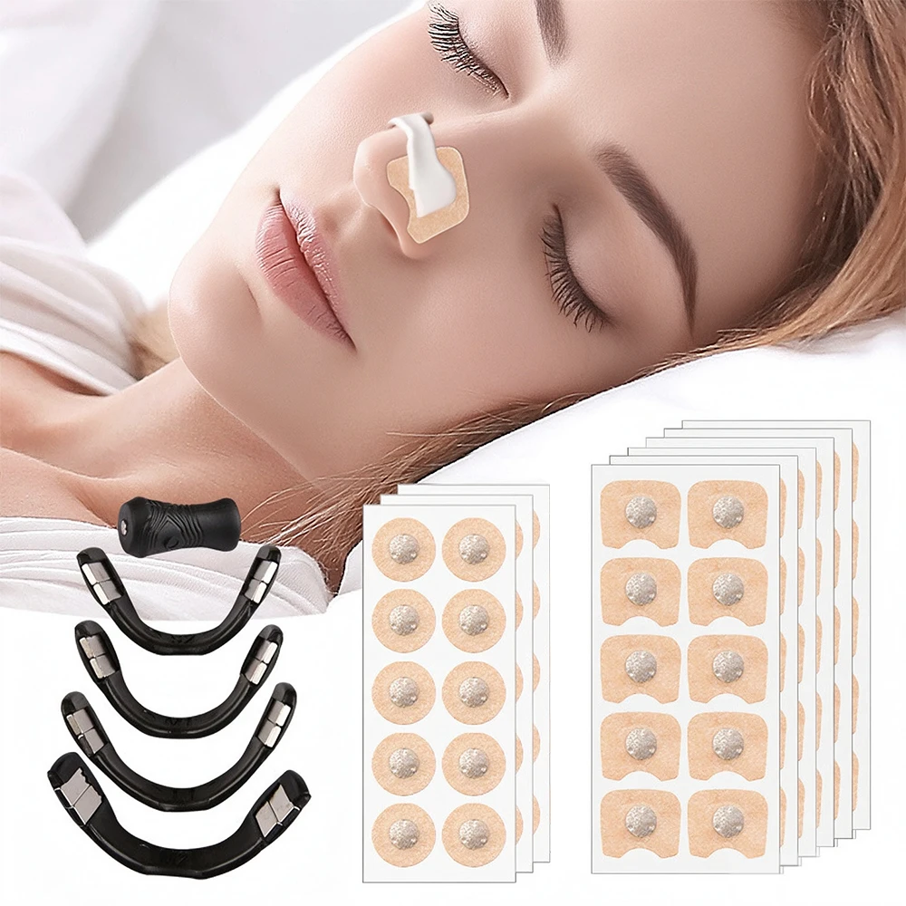 Magnetic Nasal Strips Congestion Better Oxygen Intake Sports Workout Improve Breathing Airflow Comfort Anti Snoring Night Sleep