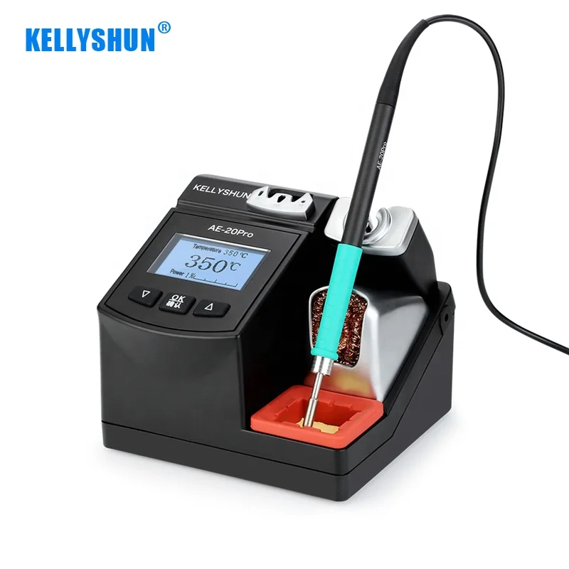 Kellyshun AE-20Pro Havya 130W Precision Intelligent Lead-Free Digital Soldering Iron SMD BGA Rework Station Knife Needle Tips