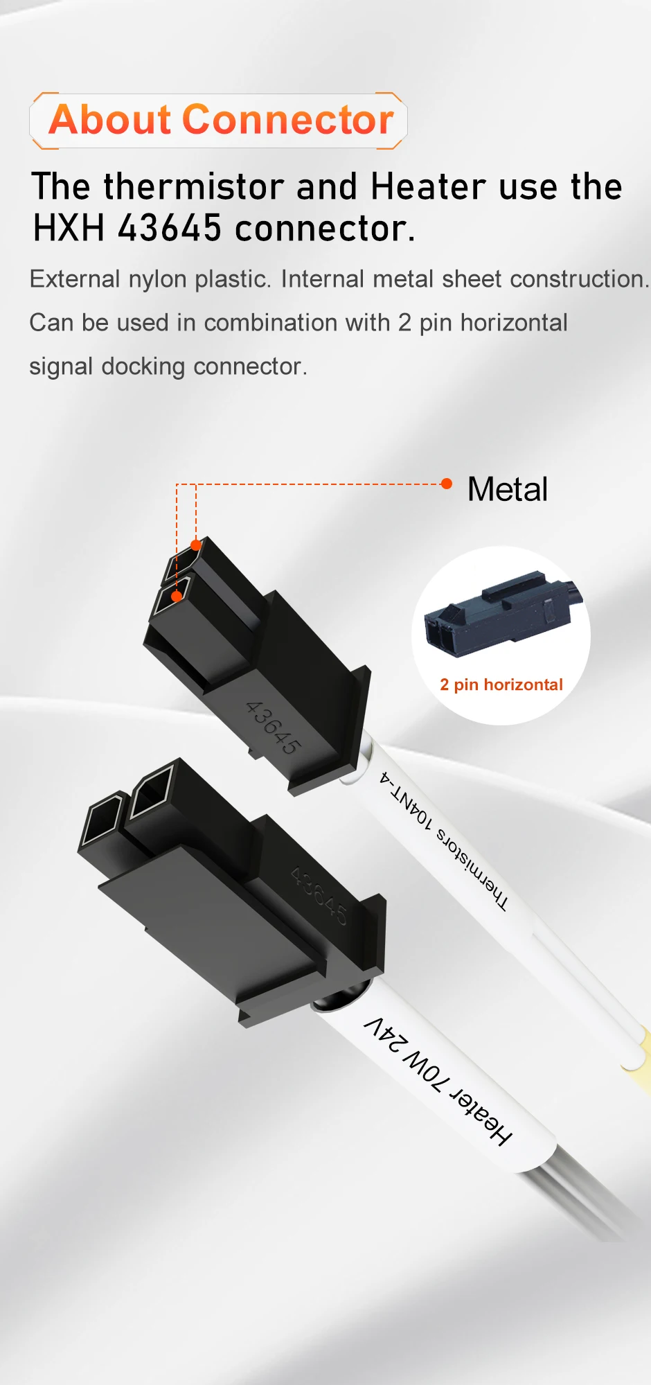 Trianglelab CHCB-V TD6 TD6S Keramik-Heizkern & Tun-Düse für DDE Direktantrieb-Extruder Volcano Hotend Prusa VORON – Detail 5