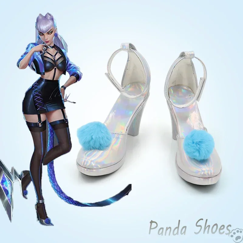 

LOL Evelynn Cosplay Shoes Game League of Legends Cos Boots Agony's Embrace Evelynn Cosplay Costume Prop Shoes for Halloween