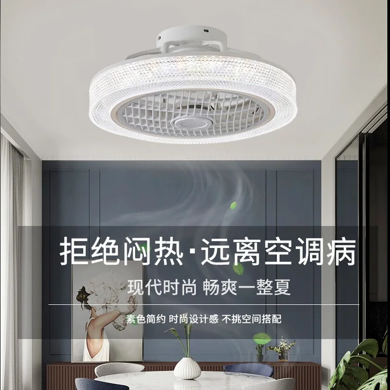 Ventilateur de plafond RVB 72 W avec télécommande d'éclairage, 7 modes de couleur et pales silencieuses réglables, télécommande d'éclairage de chambre à coucher