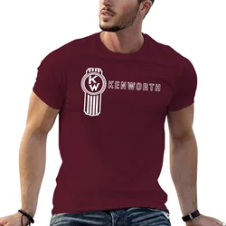 미적 의류 funnys 티셔츠 남성용 코튼 트럭 KENWORTH 로고 티셔츠 하라주쿠 그래픽 티셔츠 남성 의류