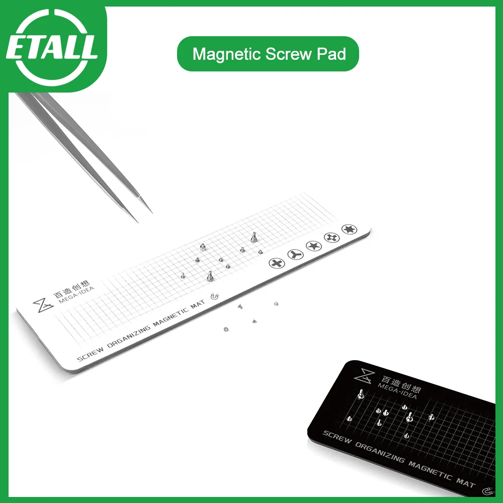 QIANLI Magnetic Screw Pad Mobile Phone Repair Small Electronic Accessories Prevent Lossing Mat Organization Storage Mat