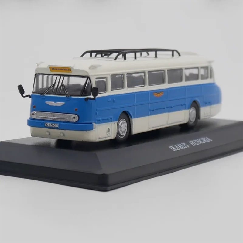 Diecast 1:72 Scale IKARUS HUNGRIA Bus Alloy Vehicle Model Finished Simulation Collection Decoration Gift Toys Display