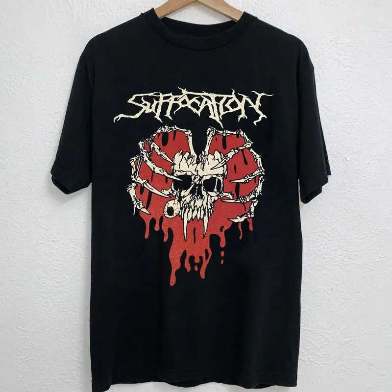 Suffocation, SUFFOCATION demo Short Sleeve Black All Size Gift Shirt
