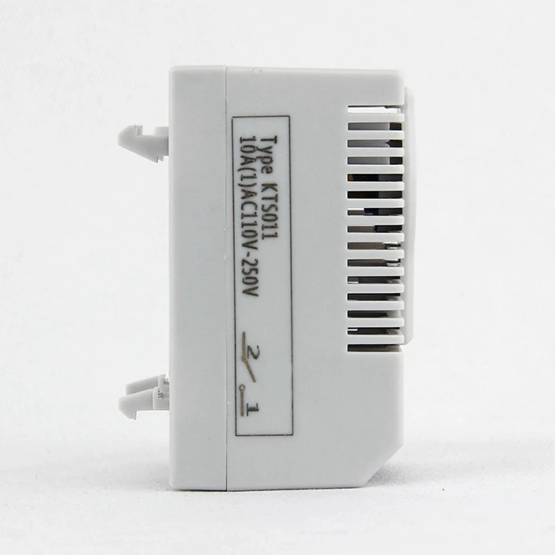 2X KTS011 NO Normally Open Adjustable Mechanical Temperature Controller Cabinet Thermostat Din Rail,Used For Cooling