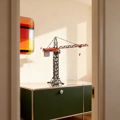 1933 peças Blocos de Montar Modelo de Guindaste de Torre Técnico MOC, Brinquedo de Presente de Natal, Arquitetura 3D, Artesanato Educacional, Presente de Aniversário