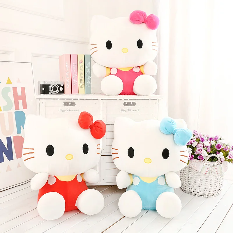 Y2K Hello Kitty Plush Toy Plushies Sanrio Doll Kuromi Home Decoration Room Pillow Cinnamoroll Kawaii Children Birthday Gift Girl