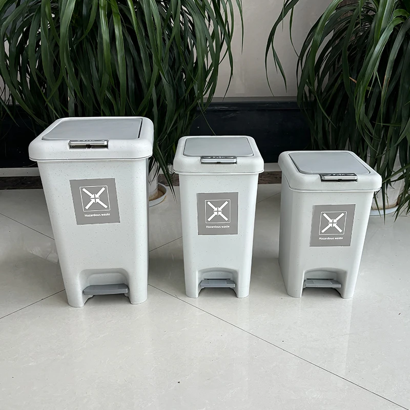 

1 шт., 10 л, пластиковое мусорное ведро с ножной педалью, с крышкой, подходит для ванной комнаты, кухни, гостиной, общежития, кладовой, кабинета, офиса