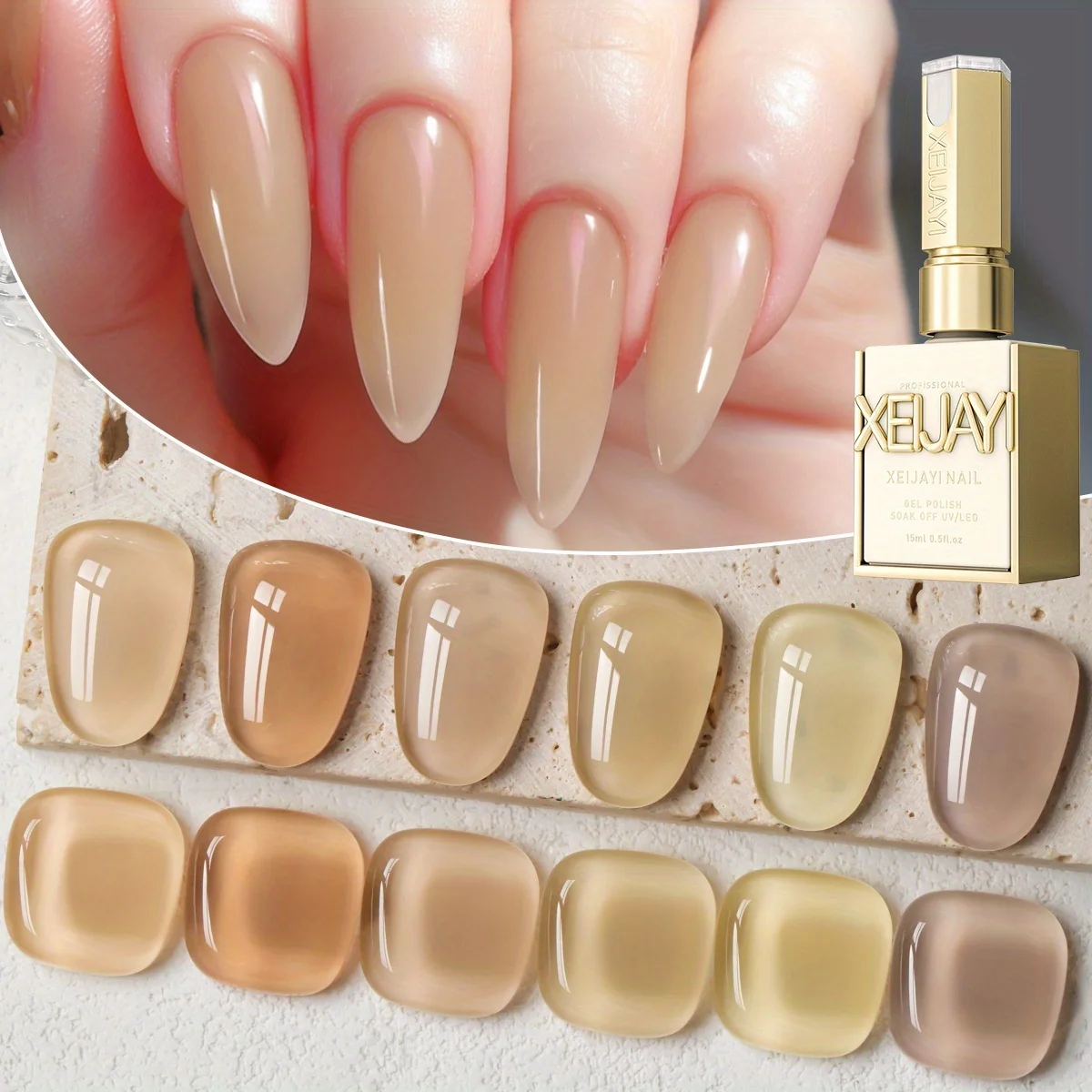 XEIJAYI 1Pc Mode Nagels Art Nail Gel Polish Inweken UV LED Nagel Gel Salon Vrouwelijke Nail Art Gereedschap mode Nagels