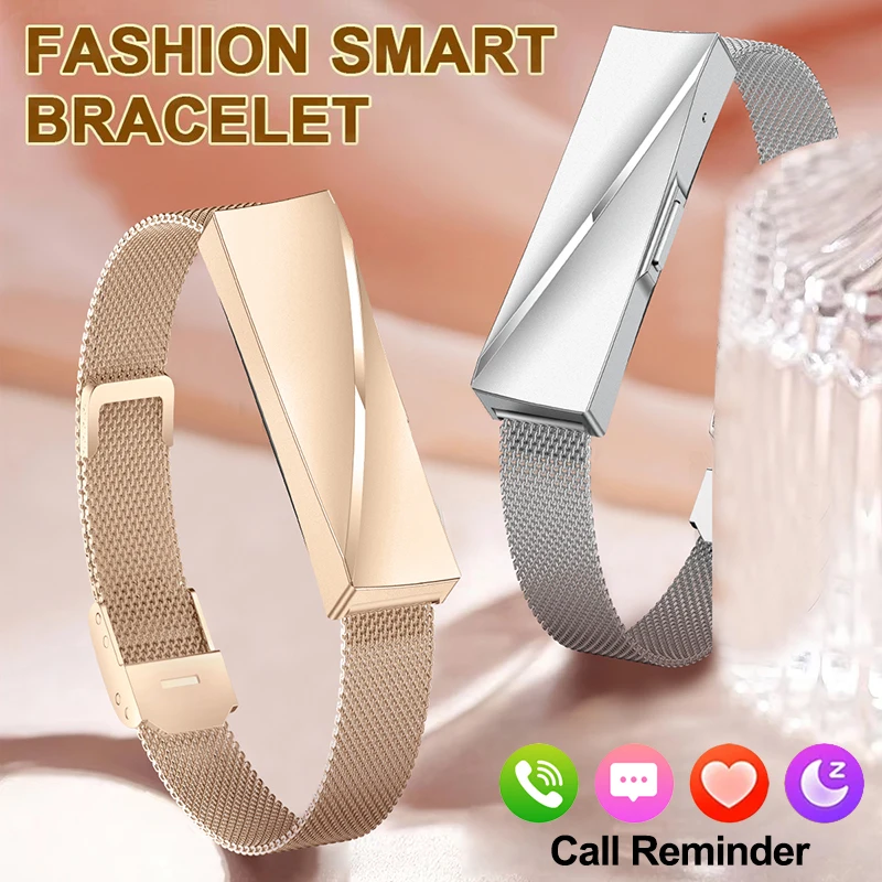 

Смарт-браслет LIGE: пульсометр, тонометр, шагомер, фитнес-трекер для мужчин и женщин, без экрана, умные часы 2026