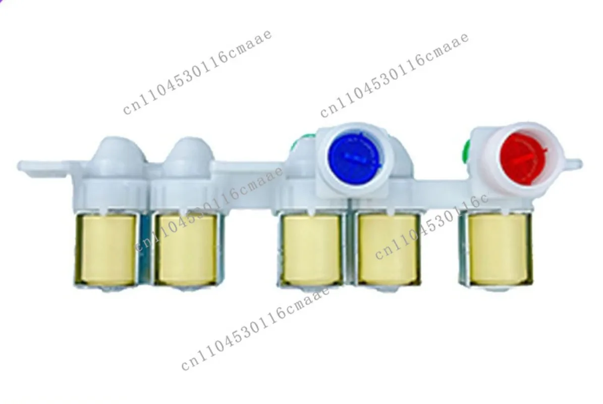 Suitable for DC97-15459K (33090078) Washing Machine Inlet Valve Electromagnetic Valve Dual Inlet 5 Outlet Inlet Valve 22