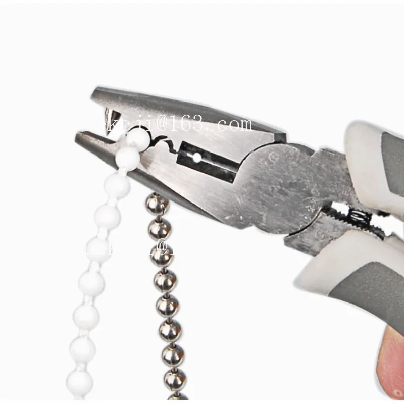 NEW Roller Shutter Assembly 4.5mm #10 Endless Nickel Bead Chain Stitching Coombination Pliers with Cutting Tool Adding Pliers