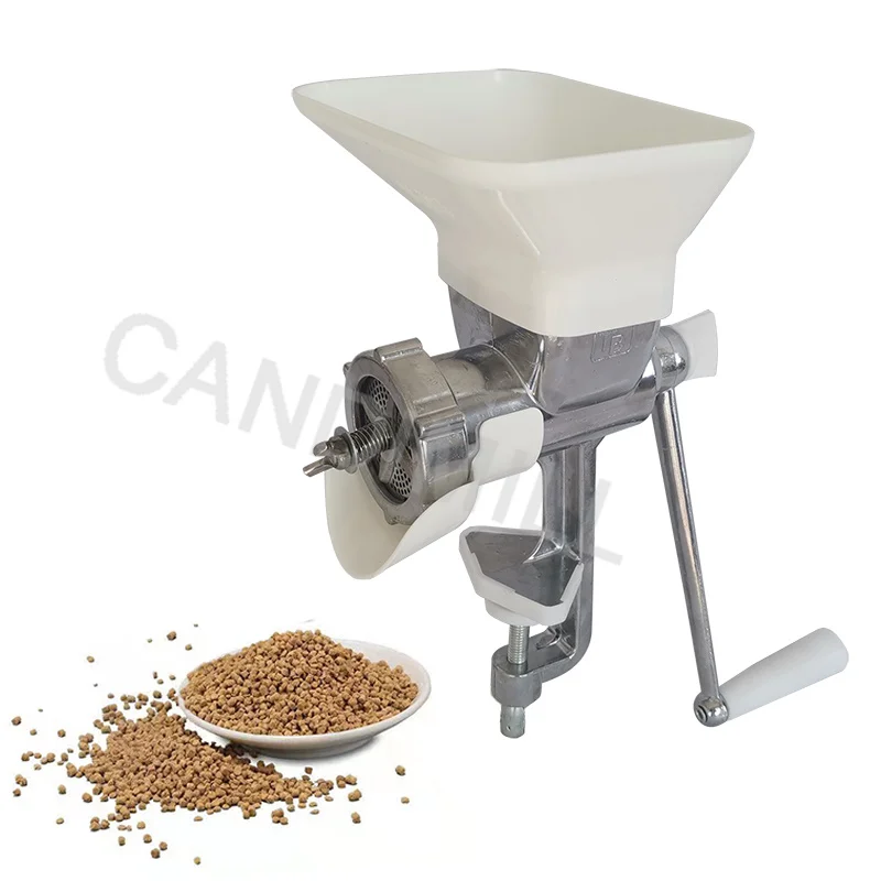 Manual Feed Pellet Machine Dewatering And Drying Processor Fish Bird Cat Dog Pet Making Small Animals Food Granulator