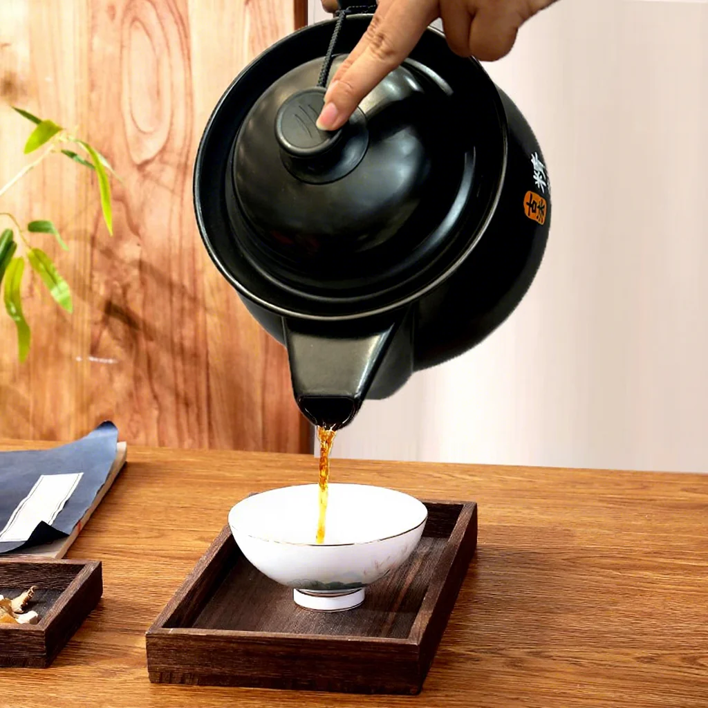 Automatic power-off traditional Chinese medicine saucepan, household decoction saucepan