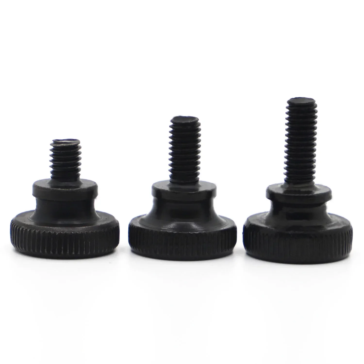 Schwarz GB834 DIN464 Rändelkopf Rändelschraube Handfest Vorhangverriegelungsschrauben M3 M4 M5 M6 M8 M10 – Detail 3