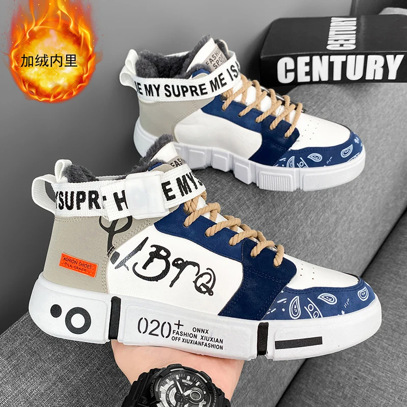 Мужские утепленные зимние ботинки 2025 года, на подкладке из искусственного меха и противоскользящие, идеально подходят для дневных ветерантов, катания на лыжах или сноуборде