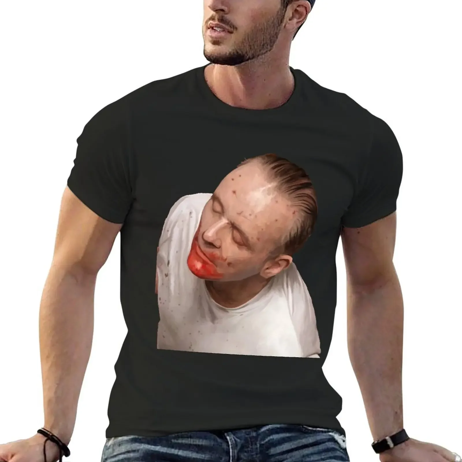 

Hannibal Lecter T-Shirt cute tops plus size tops cotton graphic tees mens graphic t-shirts big and tall