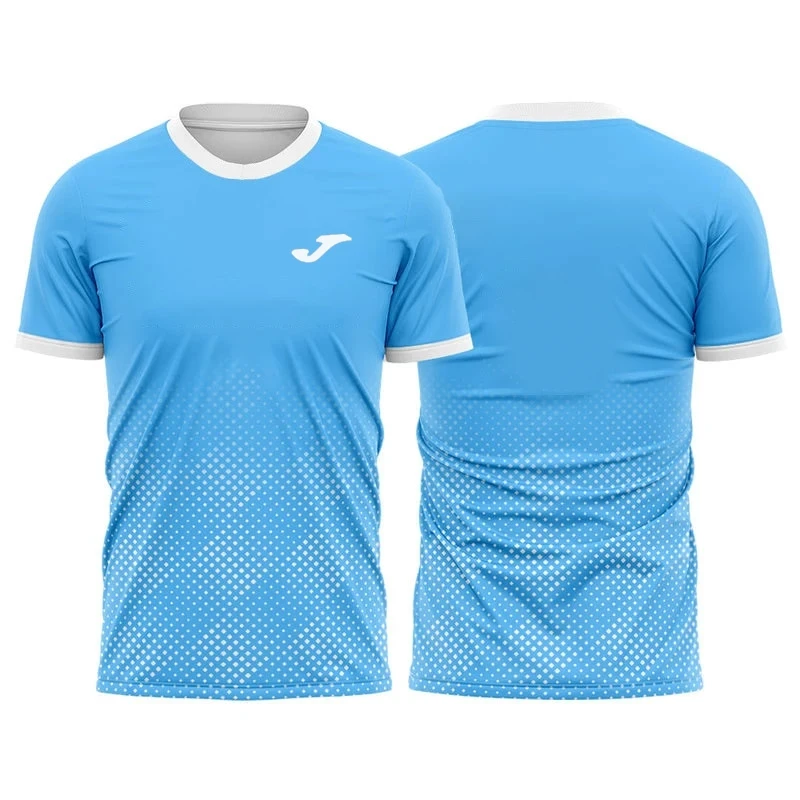 تي شيرت رجالي، ملابس تدريب تنس جوما، تي شيرت رياضي صيفي سريع الجفاف، الجري واللياقة البدنية، رقبة دائرية وأكمام قصيرة #4