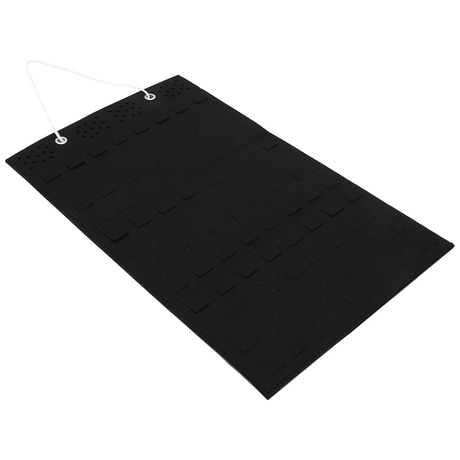 

Storage Bags Brooch Hanging Jewelry Felt Trinkets Household Black Holder Travel