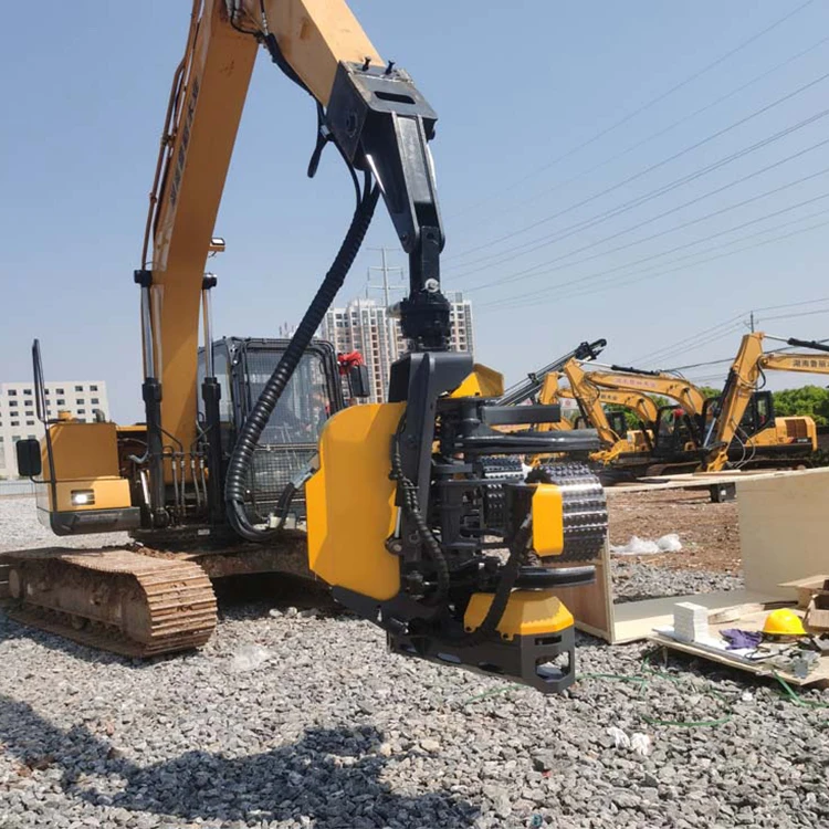 Forestry Trees Cutting Felling Log Harvester Heads Machine Tree Head Harvest Equipped With 10-25Ton Excavator