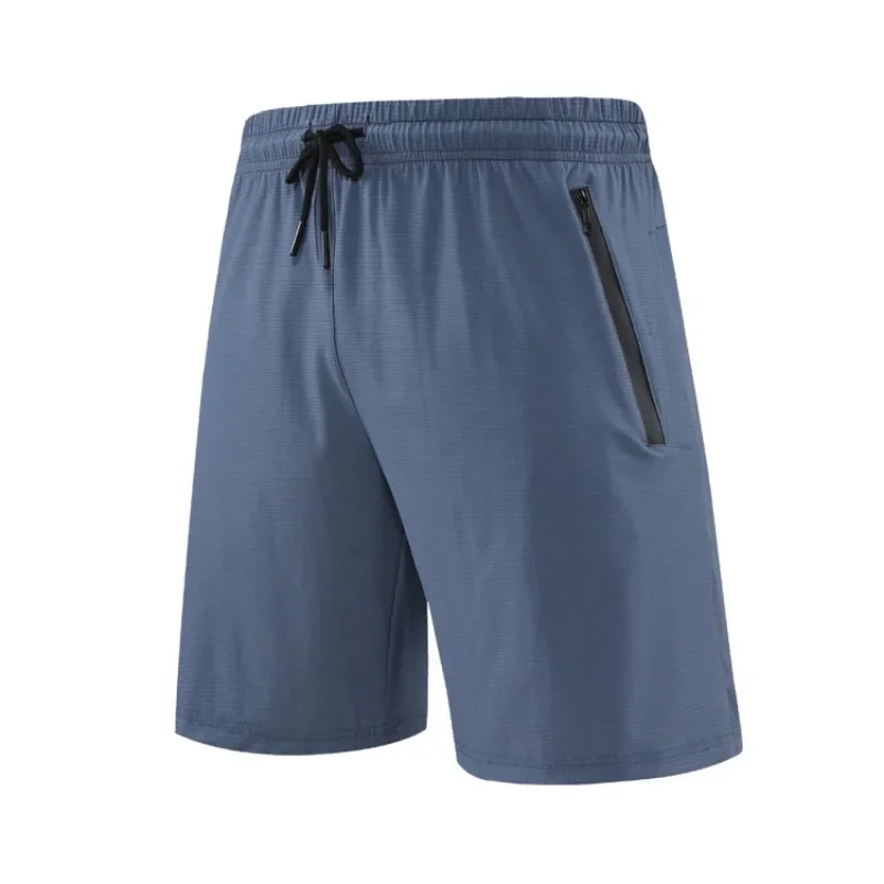 

Men's Summer Loose Thin Fitness Training Five-point Pants Basketball Quick-drying Breathable Ice Silk Running Sports Shorts