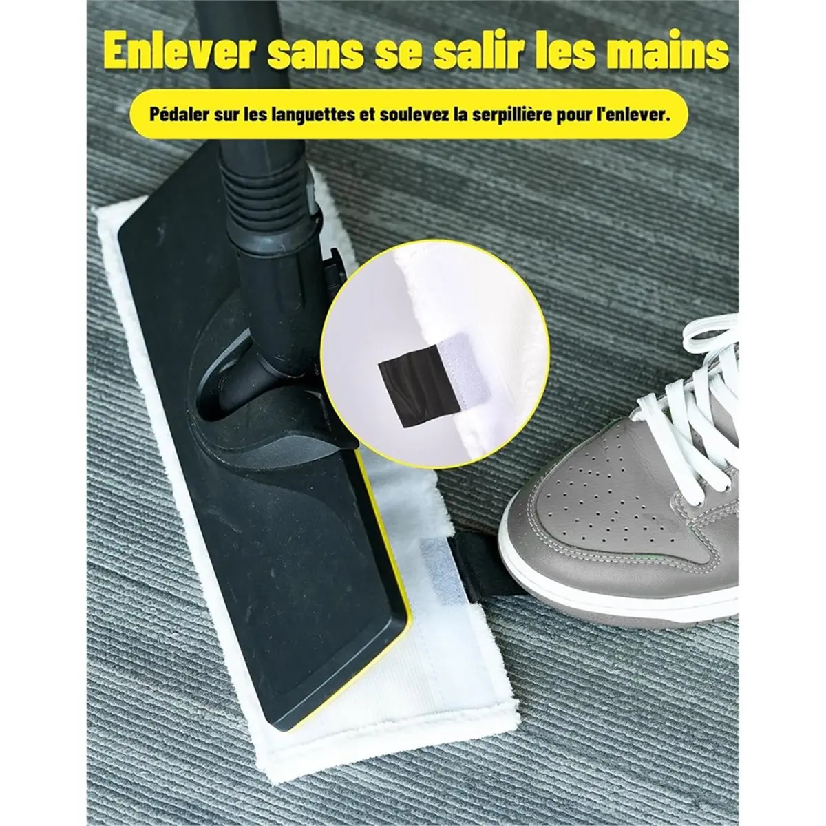

Тряпки-насадки из микрофибры AT52 для пароочистителей Karcher Easyfix SC1 SC2 SC3 SC4 SC5, сменные чехлы для паровой швабры