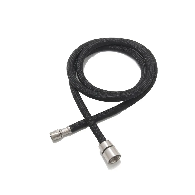 1 Kéo Nhà Bếp WashbasinHot Và Vòi Nước Lạnh Nylon Hose 1.5M Tháo Lắp Kính Thiên Văn Vòi Ống Nước phụ Kiện G1/2'