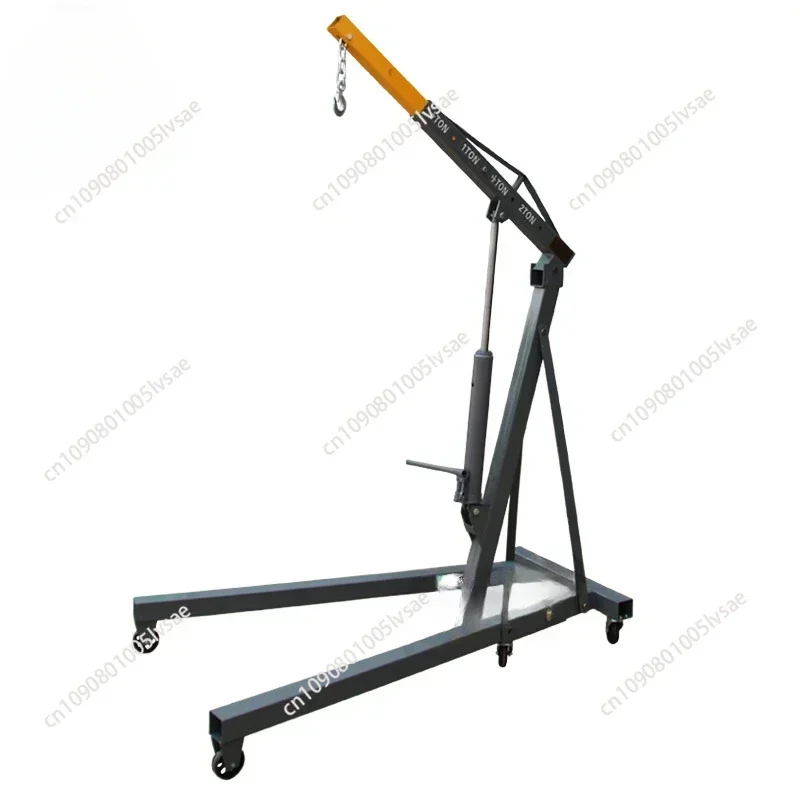 Folding hydraulic engine small crane 2 tons 3 tons car maintenance mobile crane small engine engine hanger