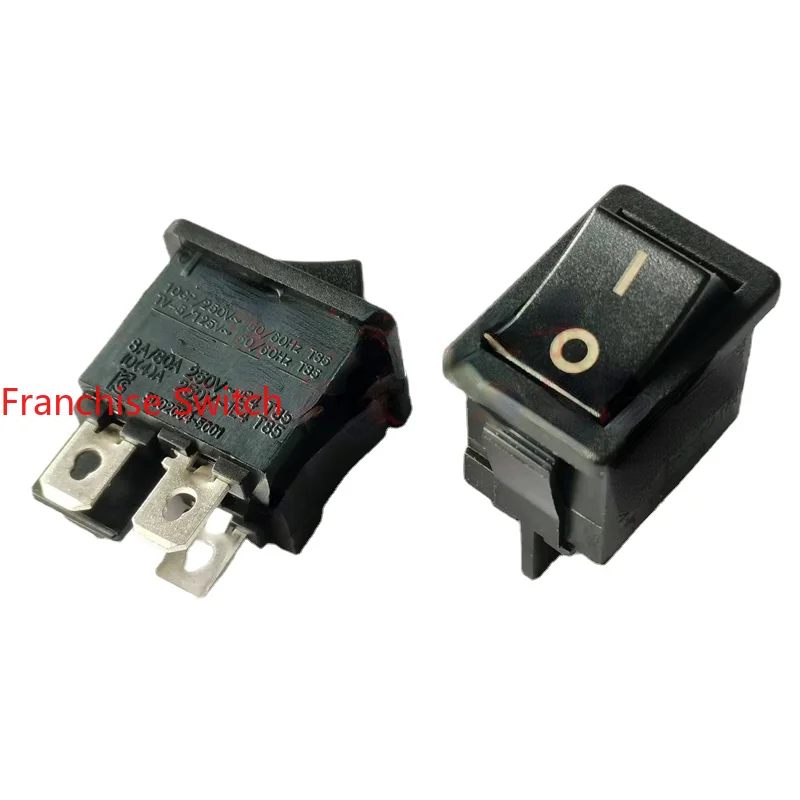 10PCS RF-1003 Rocker Switch 4 Feet, 2 Gears, 10A Opening 13*19MM