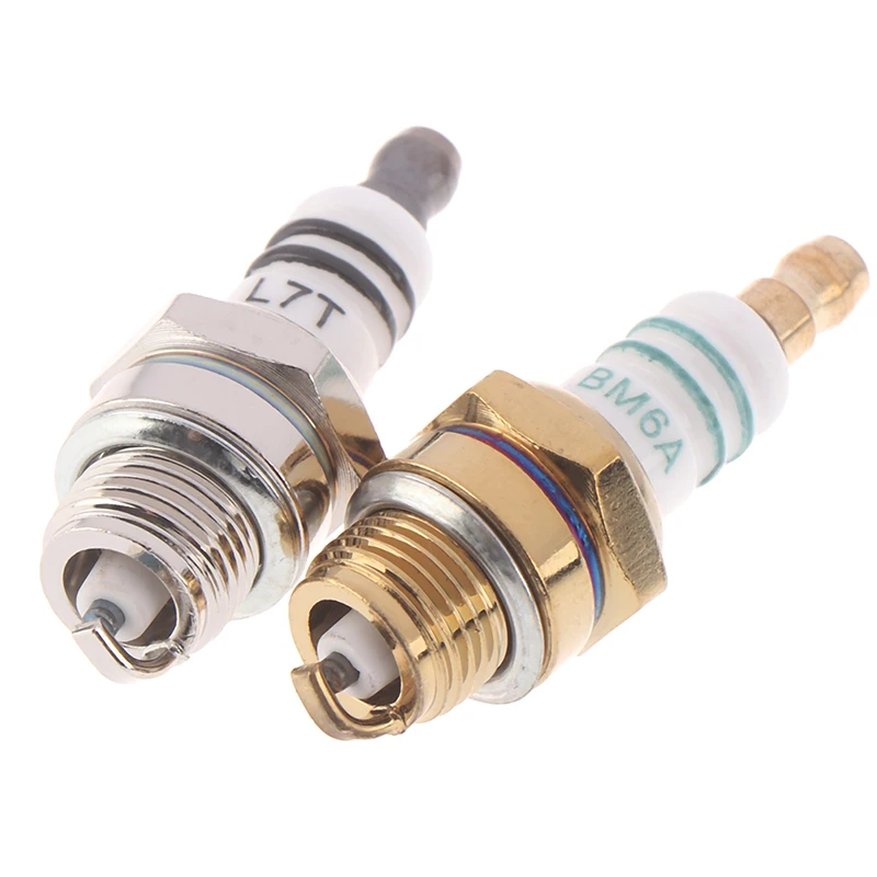 

1x BM6A Spark Plug Glow Plug Replacemnet for 2-stroke Chainsaw Lawn Mower Strimmer