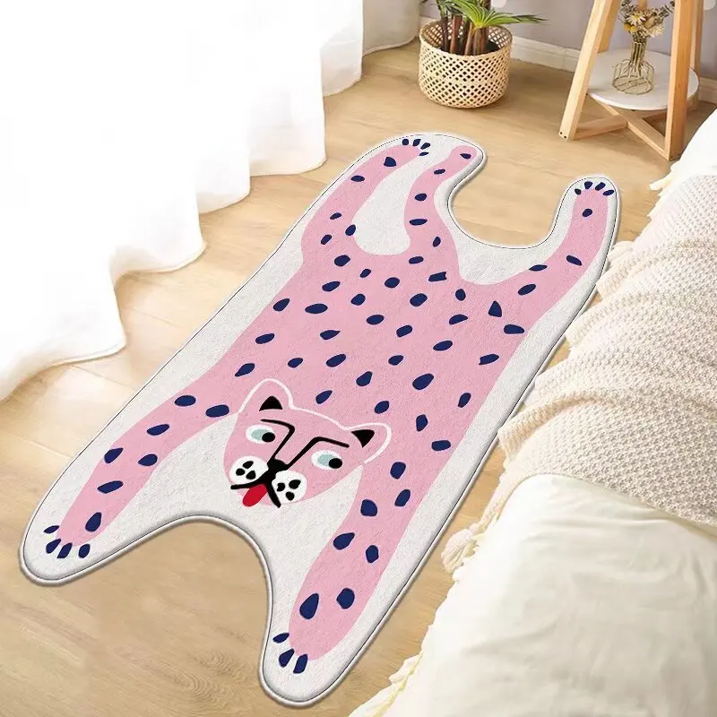 Cartoon Alien Cute Bedroom Bedside Rug Soft Fur-like Material Balcony Living Room Sofa Imitation Cashmere Carpet Home Decor