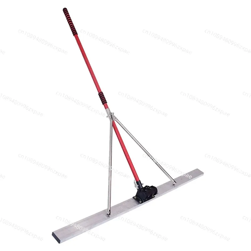 Lithium bat-tery leveling ruler for road surface concrete electric vibration leveling aluminum alloy manual small scraping ruler