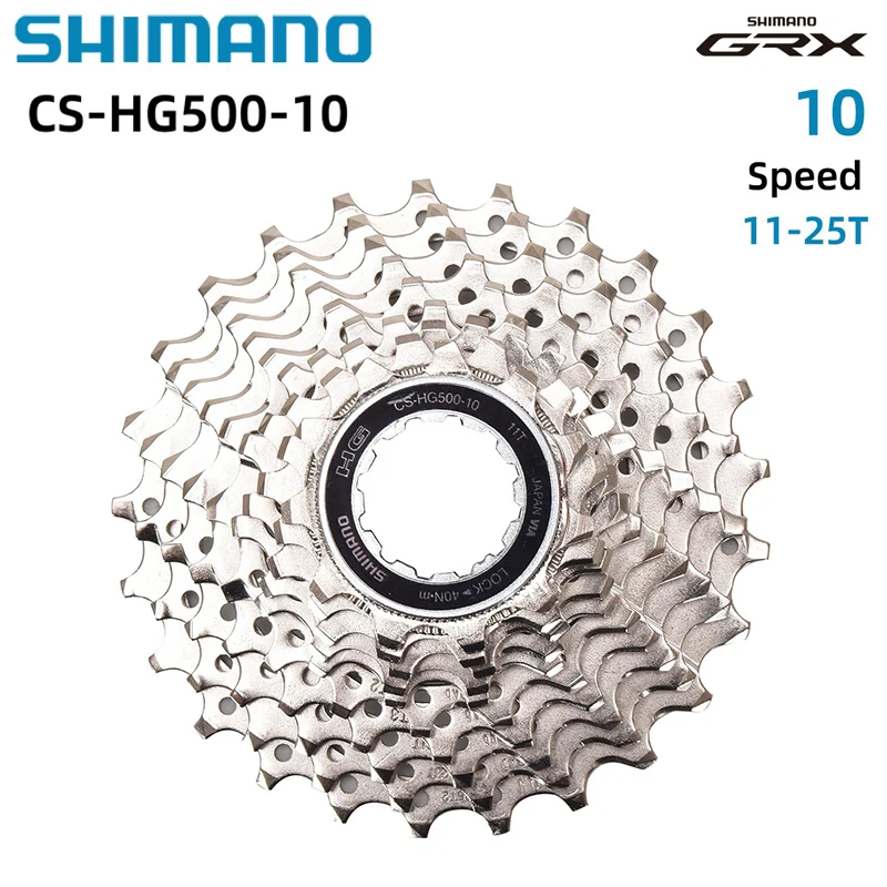 Shimano CS HG500 10 Speed Road Bicycle Cassette Sprocket For 10s 10v 12-28T 11-25/32T/34T 36T Freewheel Road Bike Accessories