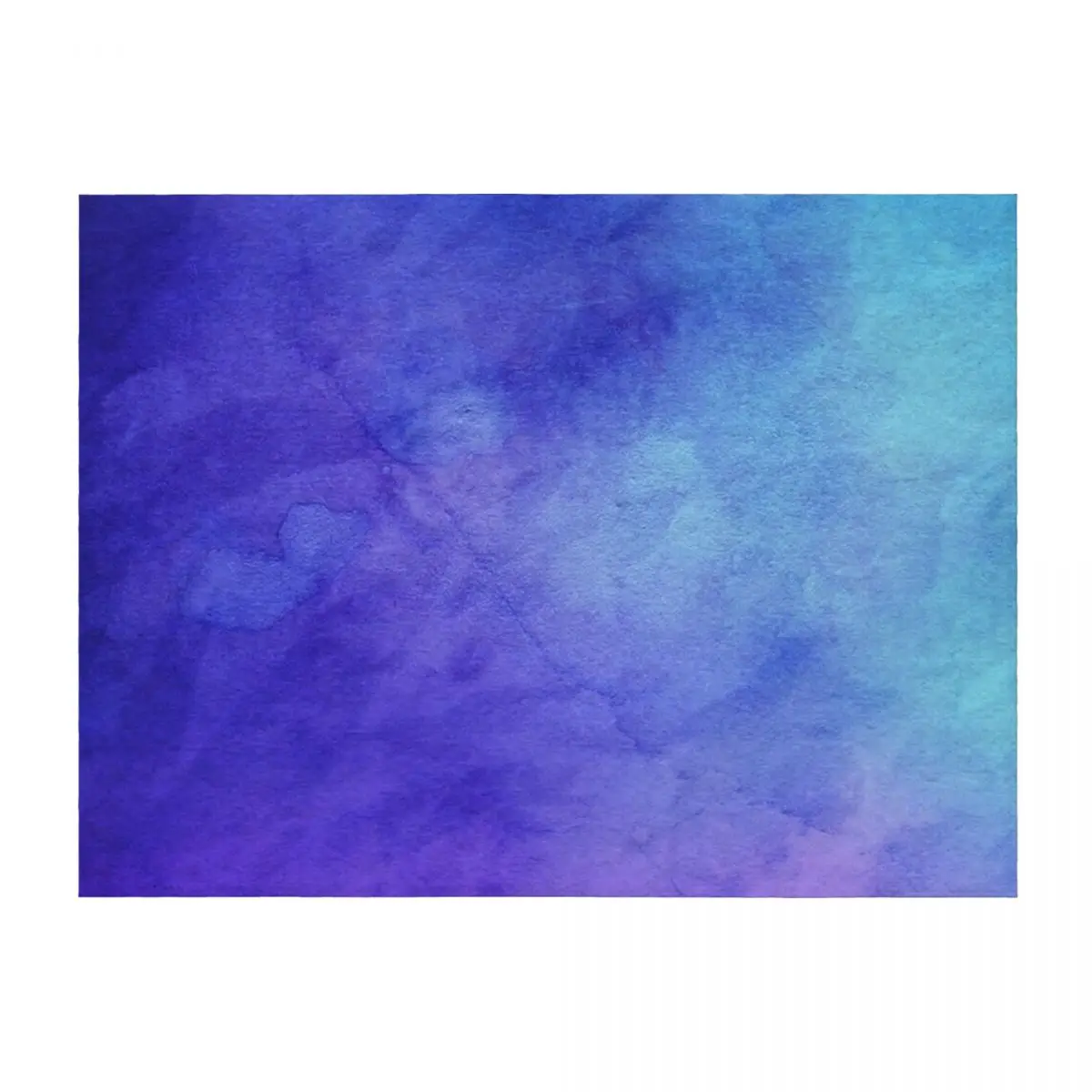 

Blue Purple Watercolor Design Throw Blanket Decorative Sofas Bed Blankets Sofas Of Decoration Cute Blankets