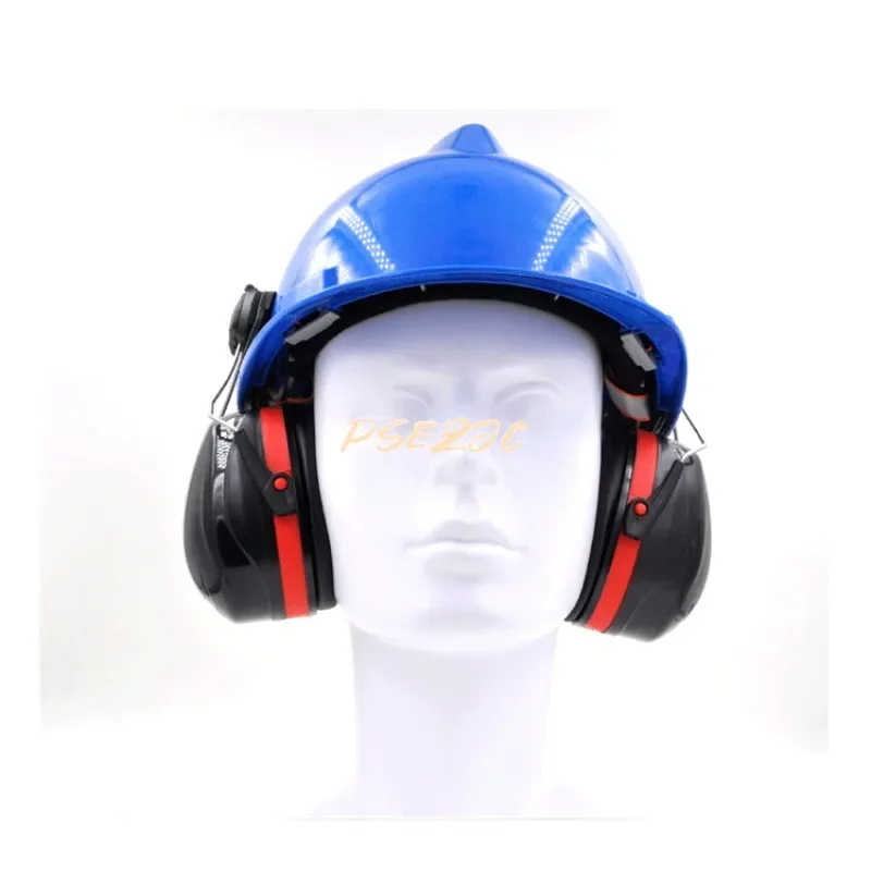 Industrial Hanging Safety Helmet Type Noise Proof Specialized Soundproof Labor Protection Earmuffs for Construction Factories