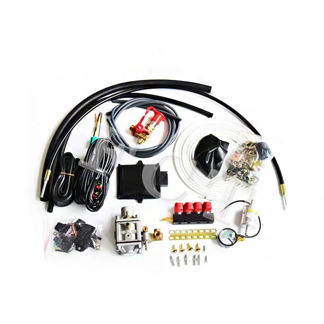 ISO9001 ngv cng conversion kit 4 cylinder gnc natural Gas engine Multipoint Injection 5th generation cng Kit for automobile