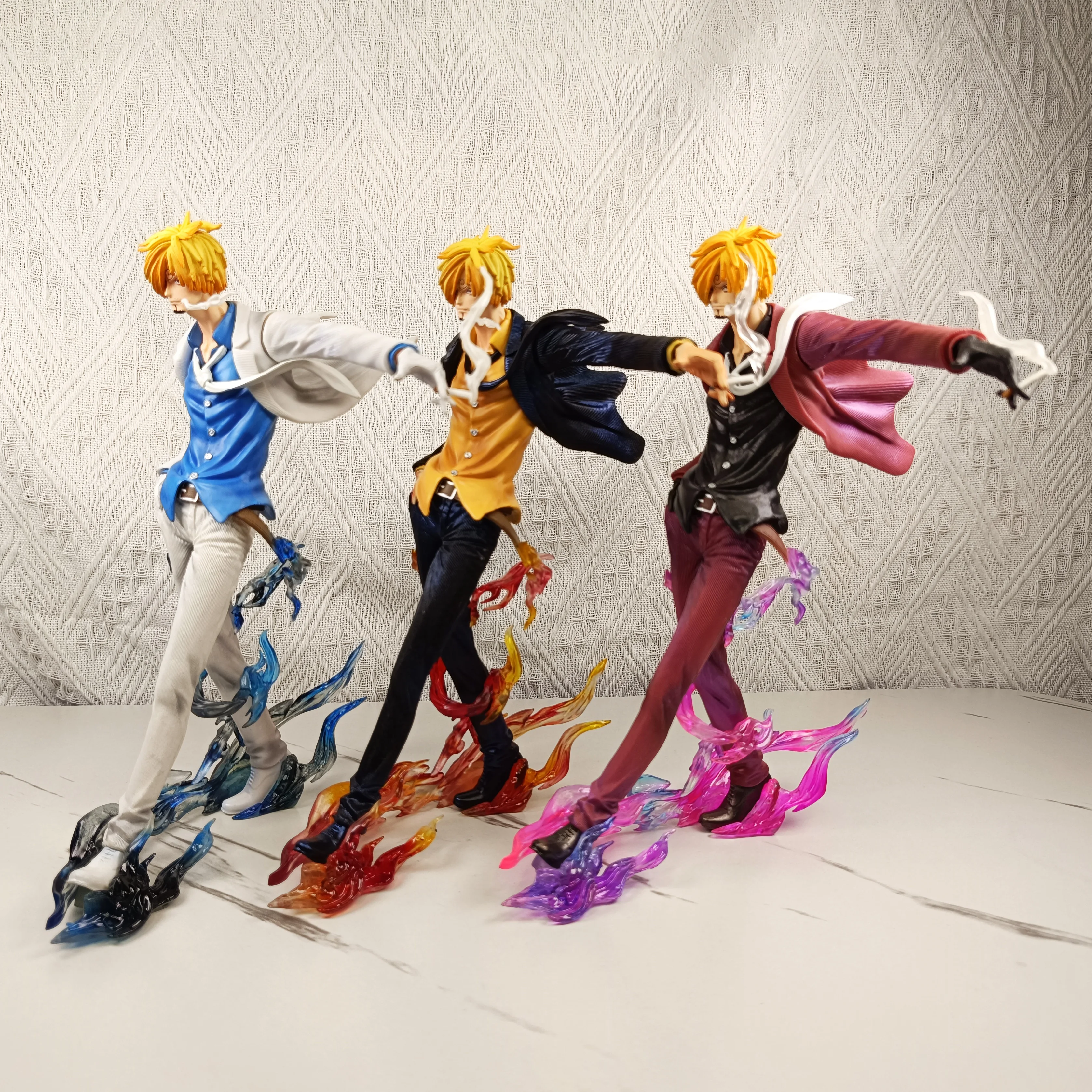One Piece Sanji Anime Figura Sfilata di moda Sanji Figurine Modello in PVC Statua Decorazione bambola Collezione Ornamenti Giocattoli Regalo