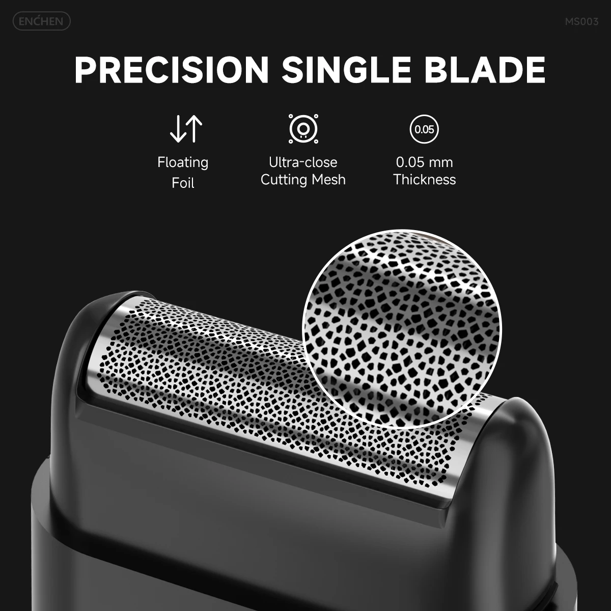 ENCHEN Electric Shaver Professional Face Shaver Pocket Mini Beard Trimmer Beard Trimmer Razor Reciprocating Shaver for Men MS003