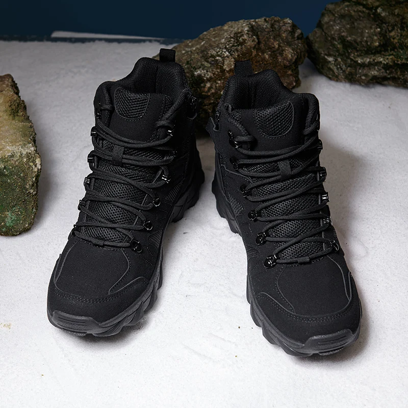 Cross border plus outdoor hiking tactical boots training military boots with zippers