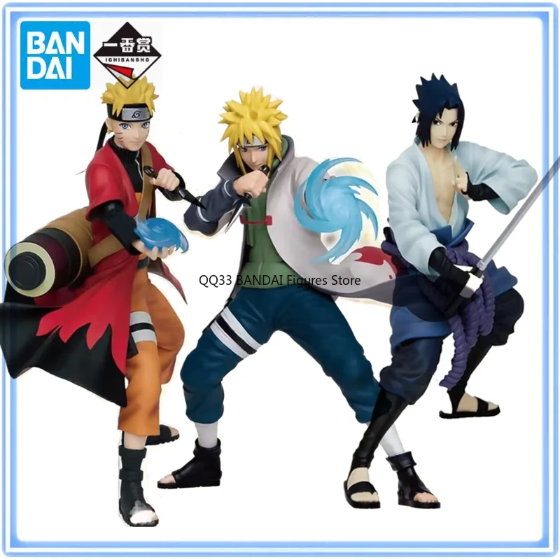 

BANDAI Original Ichiban Kuji NARUTO Uchiha Itachi Uzumaki Naruto Namikaze Minato Action Figures Model Desktop Decoration