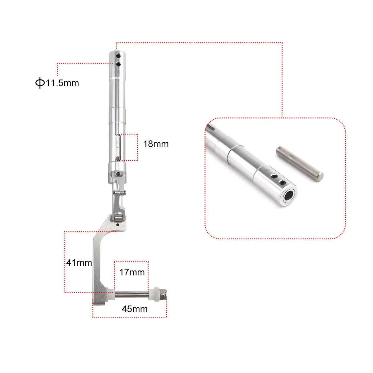 XAERO train d'atterrissage Anti-Vibration pour avion RC de classe 120 train roulant Durable absorbant les chocs pour avion modèle à grande échelle